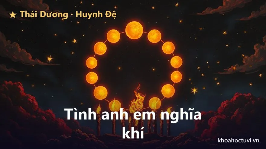 Thái Dương thủ cung Huynh Đệ — minh họa
