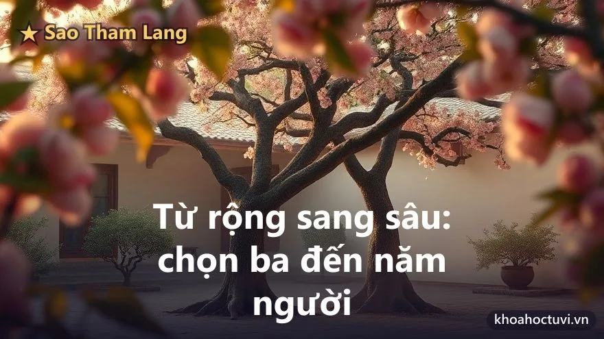 Tham Lang thủ cung Huynh Đệ — Từ rộng sang sâu: ba nghi thức biến người quen thành người nhà