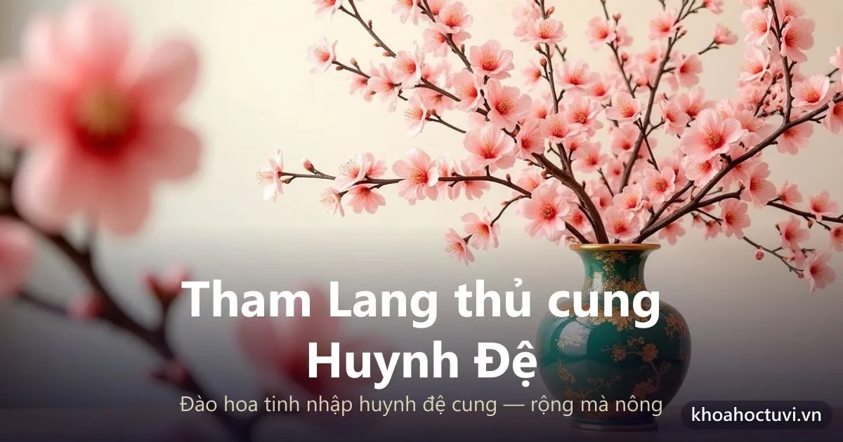 Sao Tham Lang thủ cung Huynh Đệ — luận giải Tử Vi Đẩu Số