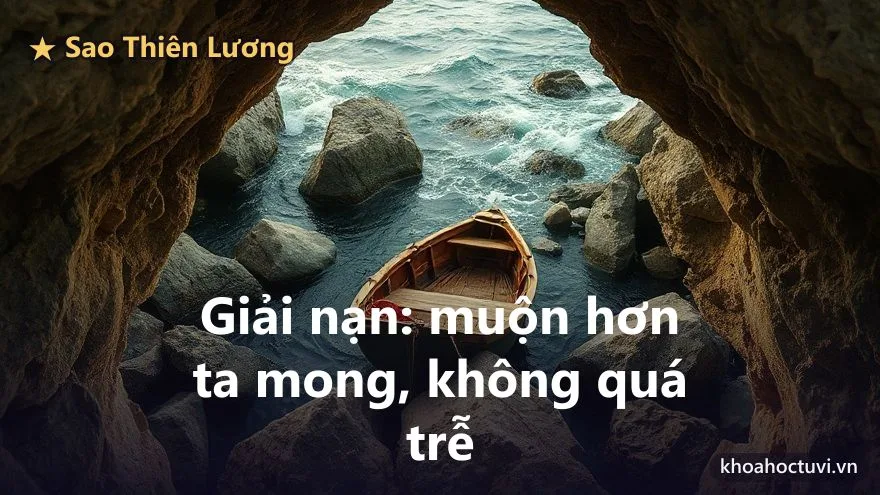 Thiên Lương thủ cung Huynh Đệ — Ấm tinh nhập huynh đệ cung: chiếc ô che mưa đặt vào hàng ngang