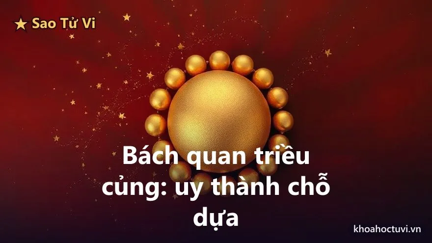 Tử Vi thủ cung Huynh Đệ — Bách quan triều củng hay cô quân: biến vị thế thành chỗ dựa thật