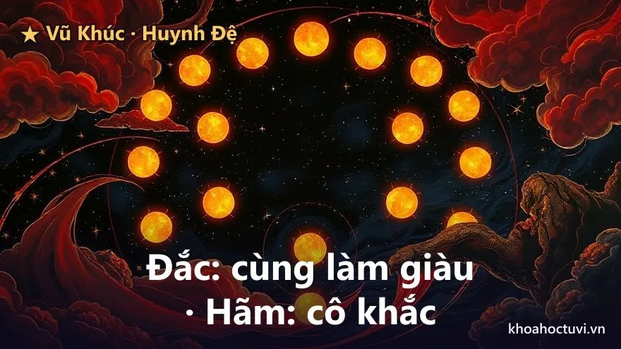 Vũ Khúc thủ cung Huynh Đệ — đắc địa và hãm