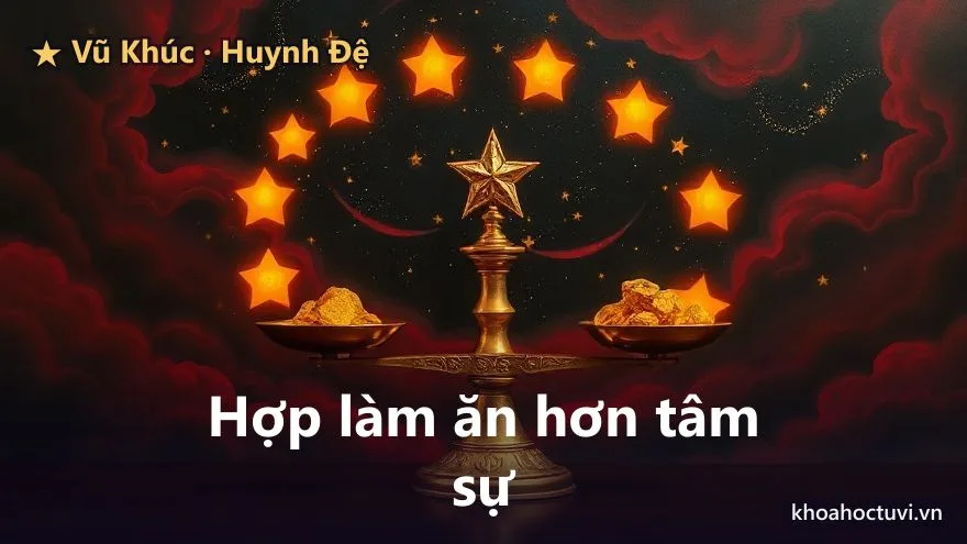Vũ Khúc thủ cung Huynh Đệ — Hợp làm ăn hơn tâm sự: khi tình anh em nói bằng việc chung — đắc, hãm và tiền bạc