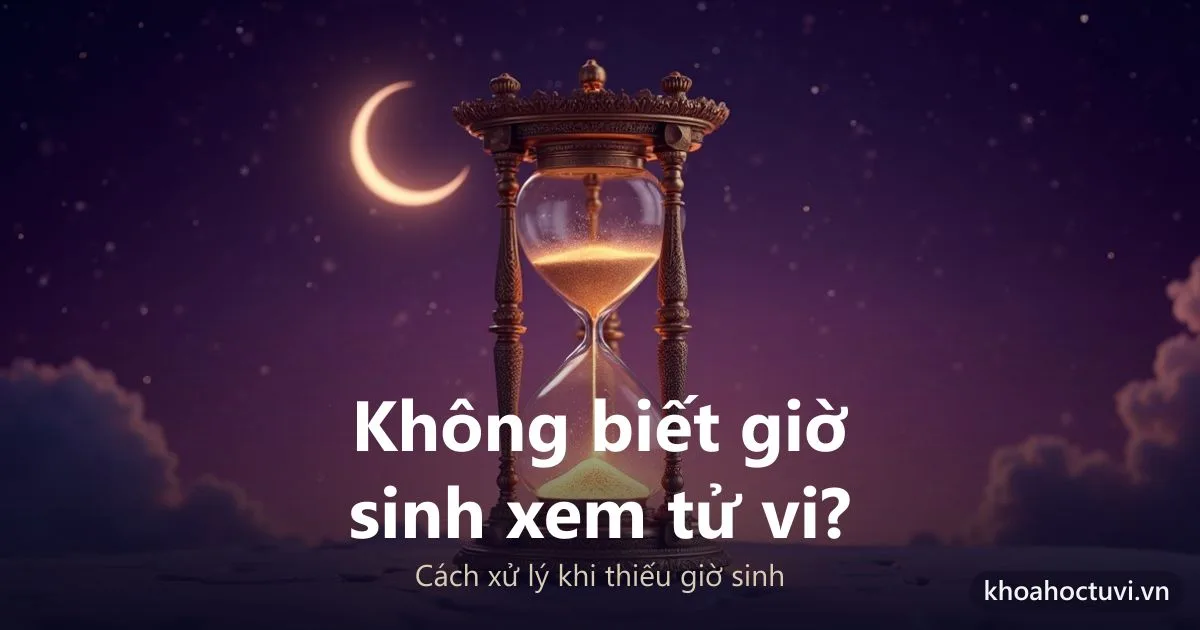 Không Biết Giờ Sinh Có Xem Được Tử Vi Không? Cách Xử Lý Chi Tiết