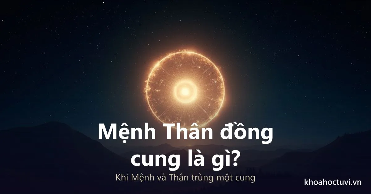 Mệnh Thân đồng cung là gì? Ý nghĩa khi Mệnh và Thân trùng nhau