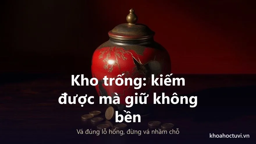 Bốn sai lầm khiến cửa tài lộc đóng lại: tin phép tắt, đọc thiếu cung, hoảng vì cung trống và nhầm sao xấu thành số nghèo