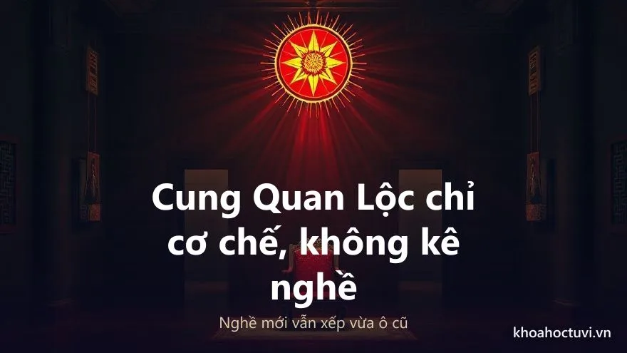 Cung Quan Lộc trên lá số Tử Vi cho biết phong cách làm việc và nhóm ngành nghề phù hợp