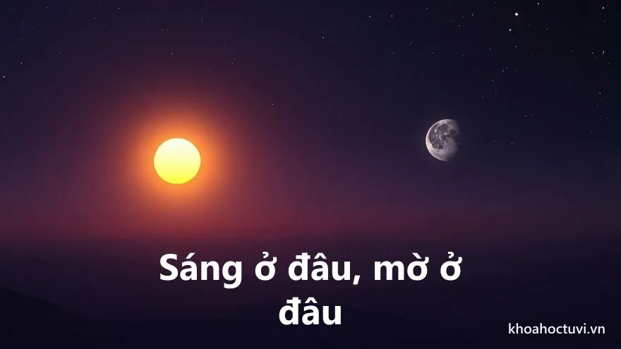 Vị trí miếu hãm của Thái Dương và Thái Âm: mặt trời sáng lúc chính ngọ, mặt trăng tỏ về đêm khuya