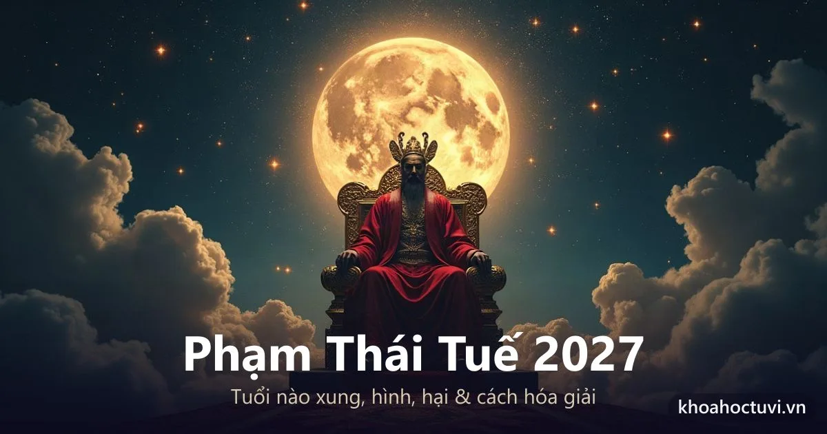 Phạm Thái Tuế 2027: Tuổi Nào Xung, Hình, Hại & Cách Hóa Giải