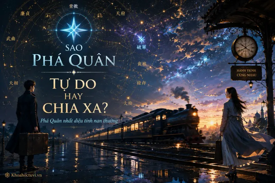 Sao Phá Quân thủ cung Phu Thê — luận giải hôn nhân, bạn đời