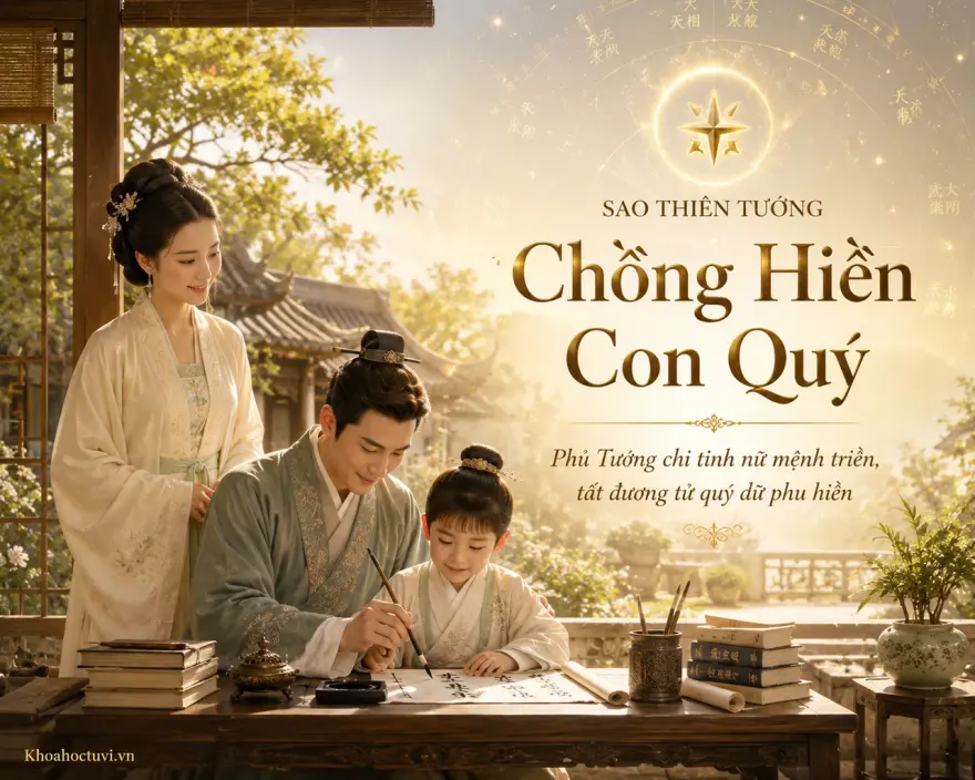 Sắc thái hôn nhân khi Thiên Tướng thủ cung Phu Thê