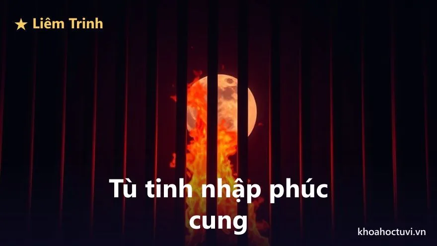 Liêm Trinh thủ cung Phúc Đức — minh họa