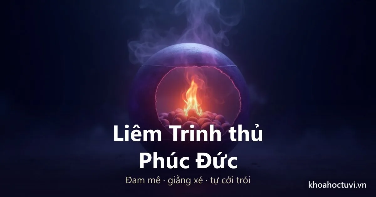 Sao Liêm Trinh thủ cung Phúc Đức — luận giải Tử Vi Đẩu Số