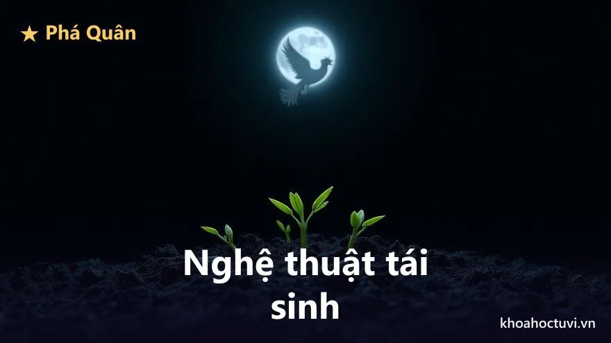 Phá Quân thủ cung Phúc Đức — Nghệ thuật tái sinh: phá để dựng, không phá để tan