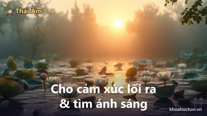 Thái Âm thủ cung Phúc Đức — Dưỡng tâm cho người Thái Âm: cho cảm xúc lối ra & chủ động tìm ánh sáng