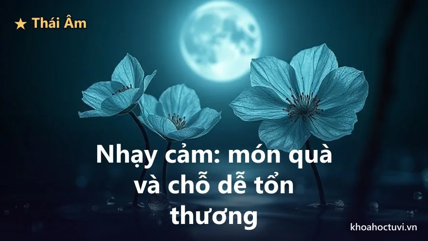 Thái Âm thủ cung Phúc Đức — Nội tâm Thái Âm: một tâm hồn cảm nhận thế giới sâu hơn người thường