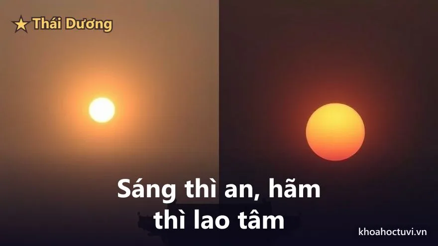 Thái Dương thủ cung Phúc Đức — đắc địa và hãm