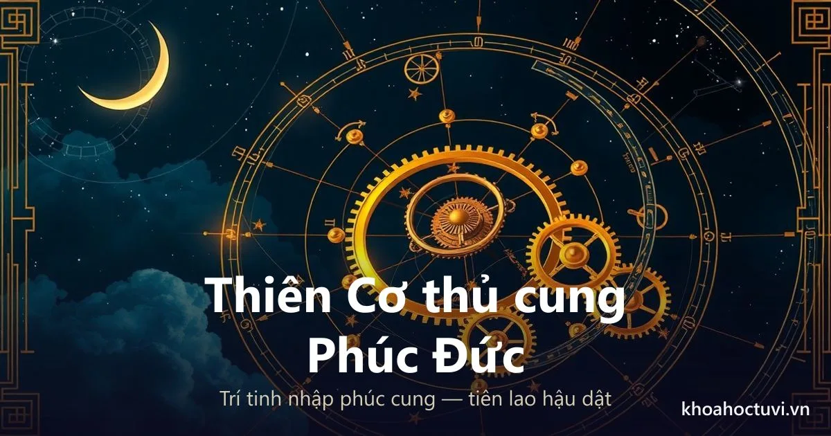 Sao Thiên Cơ thủ cung Phúc Đức — luận giải Tử Vi Đẩu Số