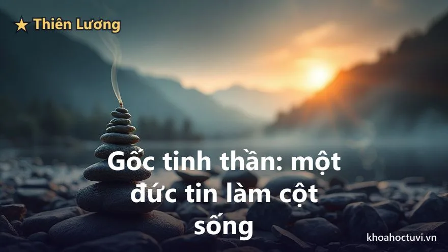 Thiên Lương thủ cung Phúc Đức — Gốc tinh thần & đức tin: chỗ dựa vô hình mà vững nhất