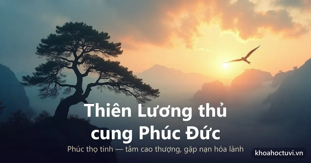 Sao Thiên Lương thủ cung Phúc Đức — luận giải Tử Vi Đẩu Số