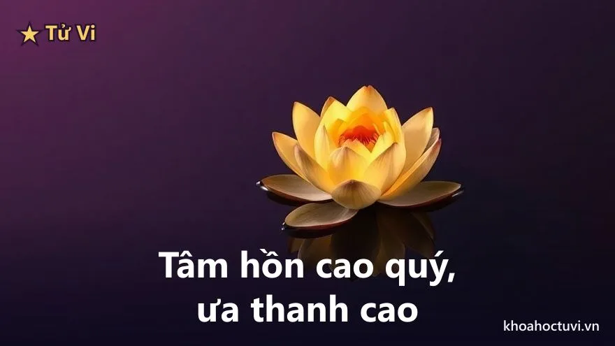 Tử Vi thủ cung Phúc Đức — Đế tinh nhập phúc cung: một nội tâm cao quý và cần được trân trọng