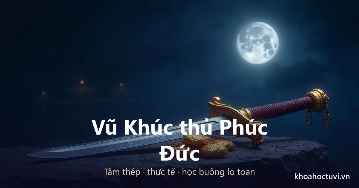 Sao Vũ Khúc thủ cung Phúc Đức — luận giải Tử Vi Đẩu Số