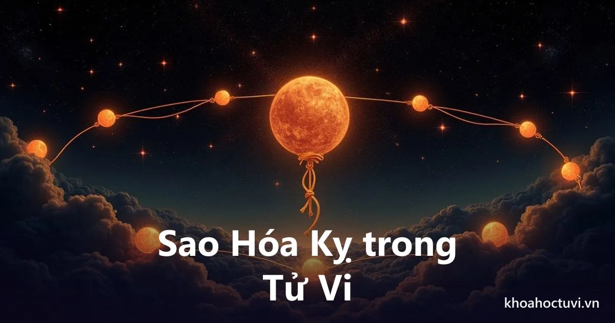 Sao Hóa Kỵ trong Tử Vi: ý nghĩa, tác động 12 cung và cách hóa giải