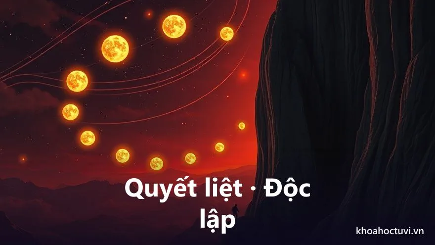 Người Thất Sát cung Mệnh quyết liệt, độc lập qua hình người leo vách núi dựng đứng bằng ý chí sắt đá