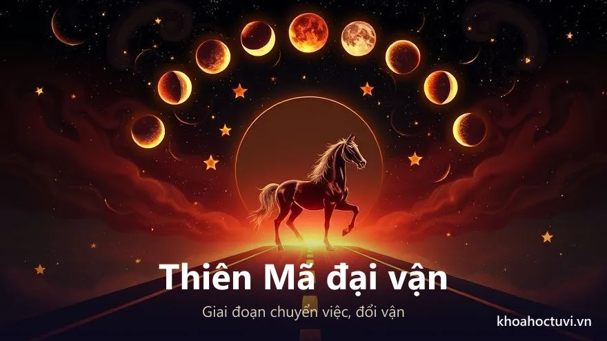 Sao Thiên Mã trong đại vận báo hiệu giai đoạn chuyển việc, chuyển nhà, đổi vận