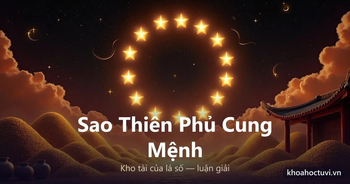Sao Thiên Phủ Ở Cung Mệnh: Ý Nghĩa, Tính Cách & Luận Giải Chi Tiết