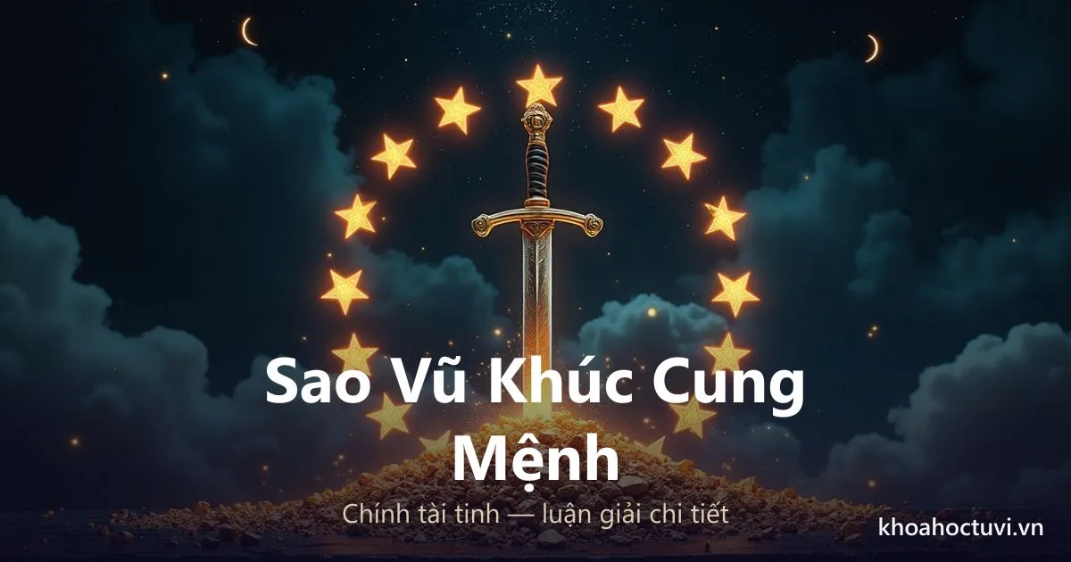 Sao Vũ Khúc Ở Cung Mệnh: Ý Nghĩa, Tính Cách & Luận Giải Chi Tiết