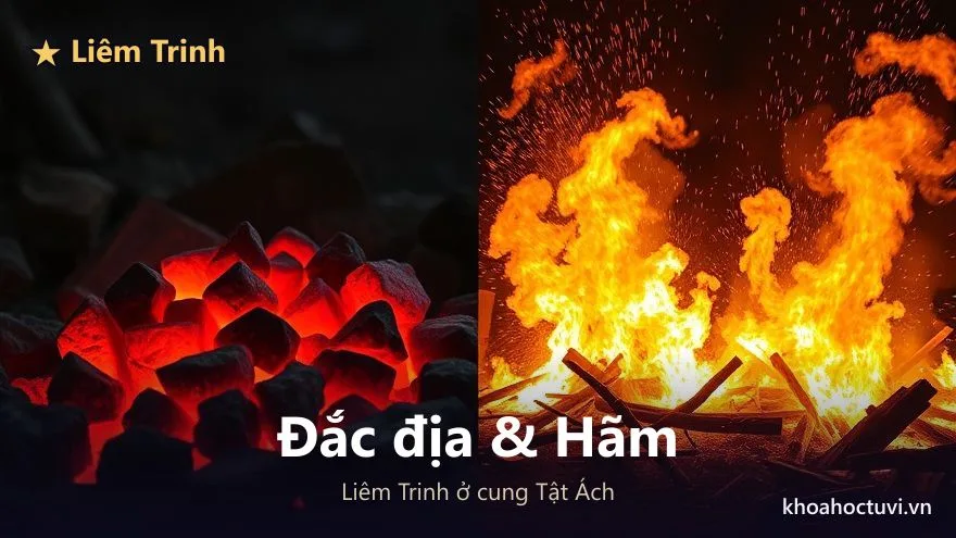 Liêm Trinh thủ cung Tật Ách — đắc địa và hãm