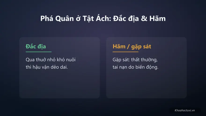 Phá Quân thủ cung Tật Ách — đắc địa và hãm