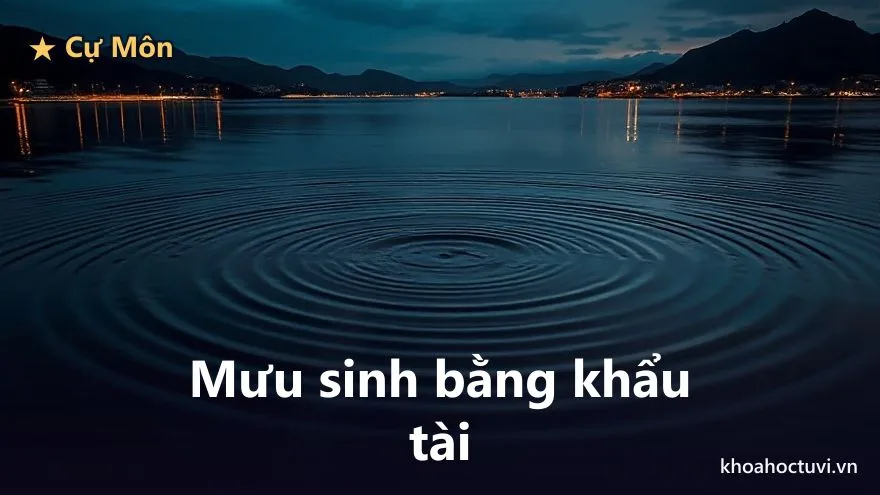 Cự Môn thủ cung Thiên Di — Mưu sinh bằng cái miệng: nghề hợp & cách biến khẩu thiệt thành khẩu nghiệp