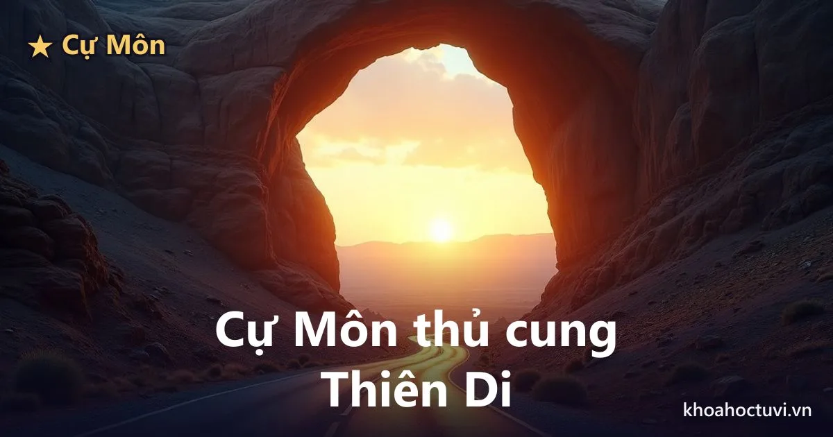 Sao Cự Môn thủ cung Thiên Di — luận giải Tử Vi Đẩu Số