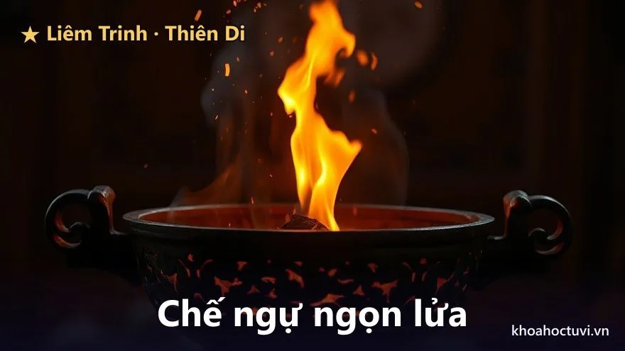 Liêm Trinh thủ cung Thiên Di — Chế ngự ngọn lửa: lập nghiệp sạch và cho đam mê một lối ra