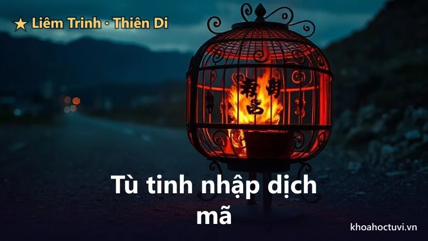 Liêm Trinh thủ cung Thiên Di — minh họa