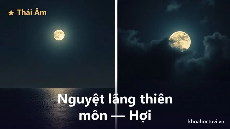 Thái Âm thủ cung Thiên Di — đắc địa và hãm