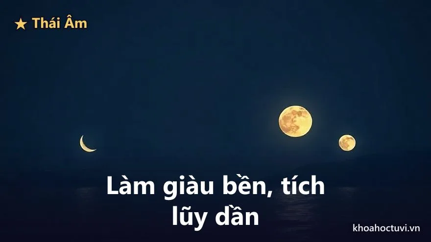 Thái Âm thủ cung Thiên Di — lời khuyên