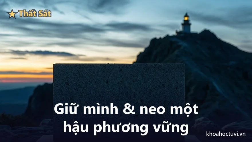 Thất Sát thủ cung Thiên Di — Giữ mình trên đường & neo một hậu phương để xông pha có hậu