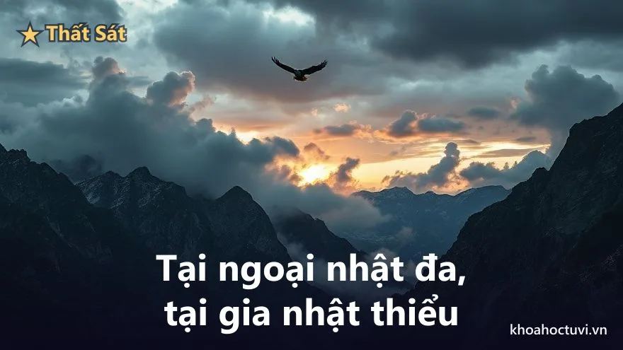 Thất Sát thủ cung Thiên Di — Tướng tinh xuất trận: số dành cho con đường, không dành cho góc nhà