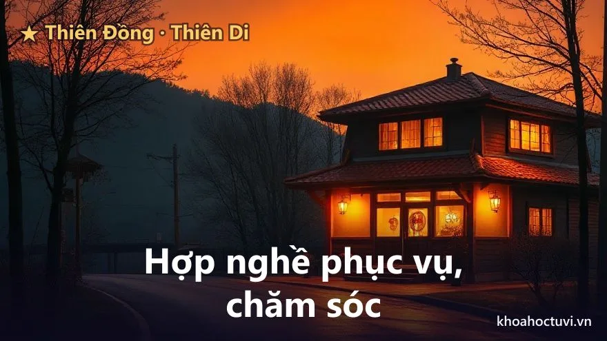 Thiên Đồng thủ cung Thiên Di — vận ra ngoài