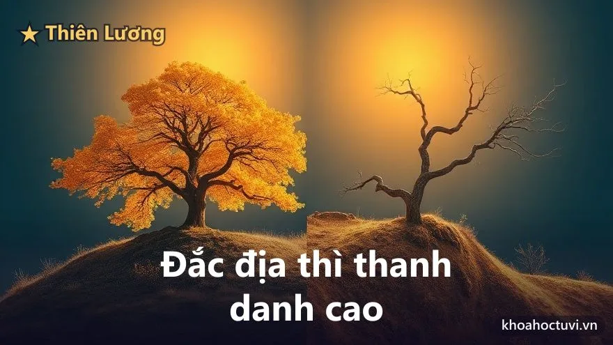 Thiên Lương thủ cung Thiên Di — đắc địa và hãm