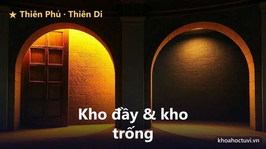 Thiên Phủ thủ cung Thiên Di — đắc địa và hãm