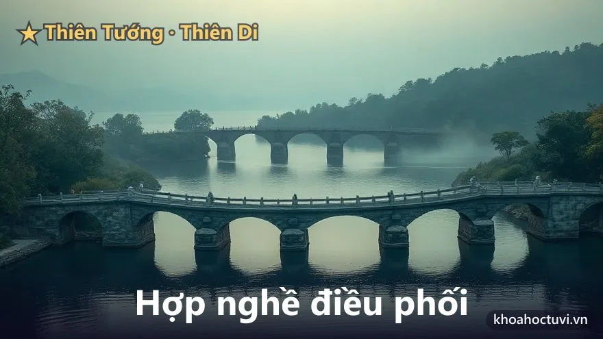 Thiên Tướng thủ cung Thiên Di — vận ra ngoài