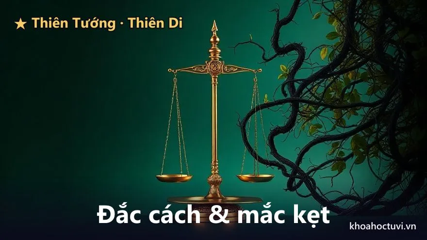 Thiên Tướng thủ cung Thiên Di — đắc địa và hãm