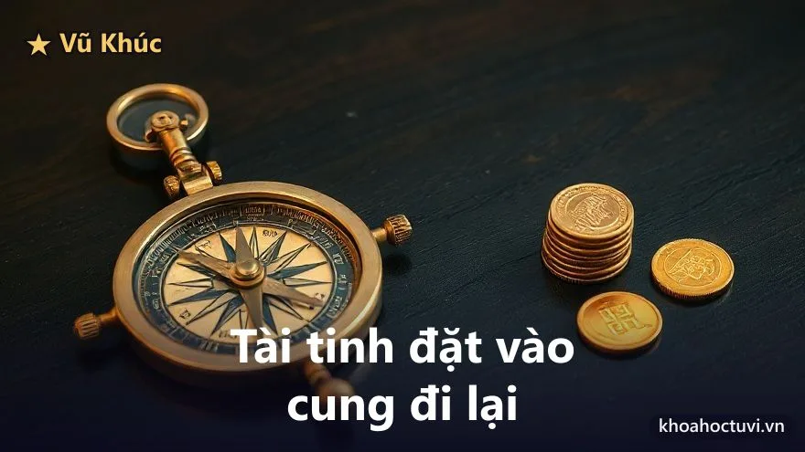 Vũ Khúc thủ cung Thiên Di — minh họa