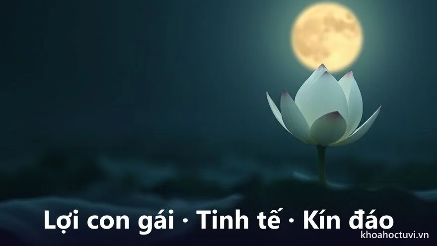 Thái Âm thủ cung Tử Tức — minh họa