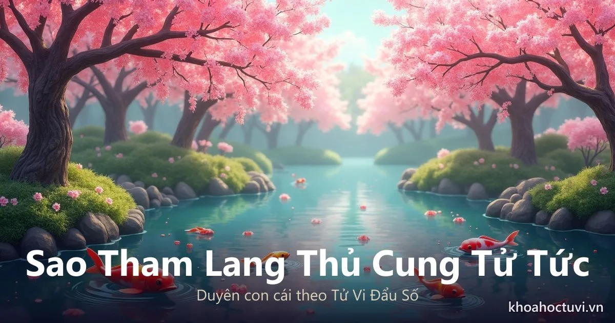 Sao Tham Lang thủ cung Tử Tức — luận giải Tử Vi Đẩu Số