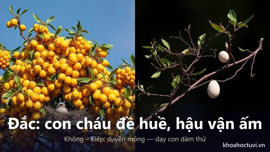Thiên Phủ thủ cung Tử Tức — đắc địa và hãm